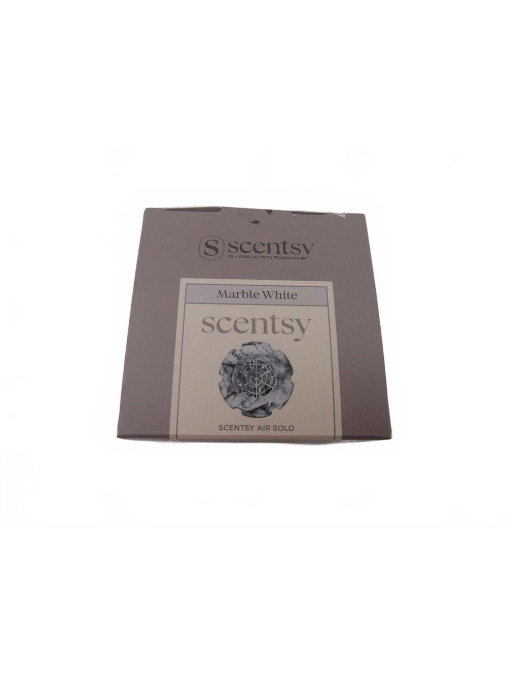 Scentsy Mini Air Solo Marble White Fan Diffuser For Pods USB Included New In Box